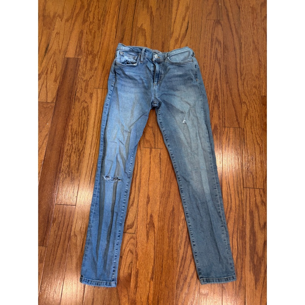 Joes Mid Rise Light Wash Distressed Skinny Jeans‎ Size 30